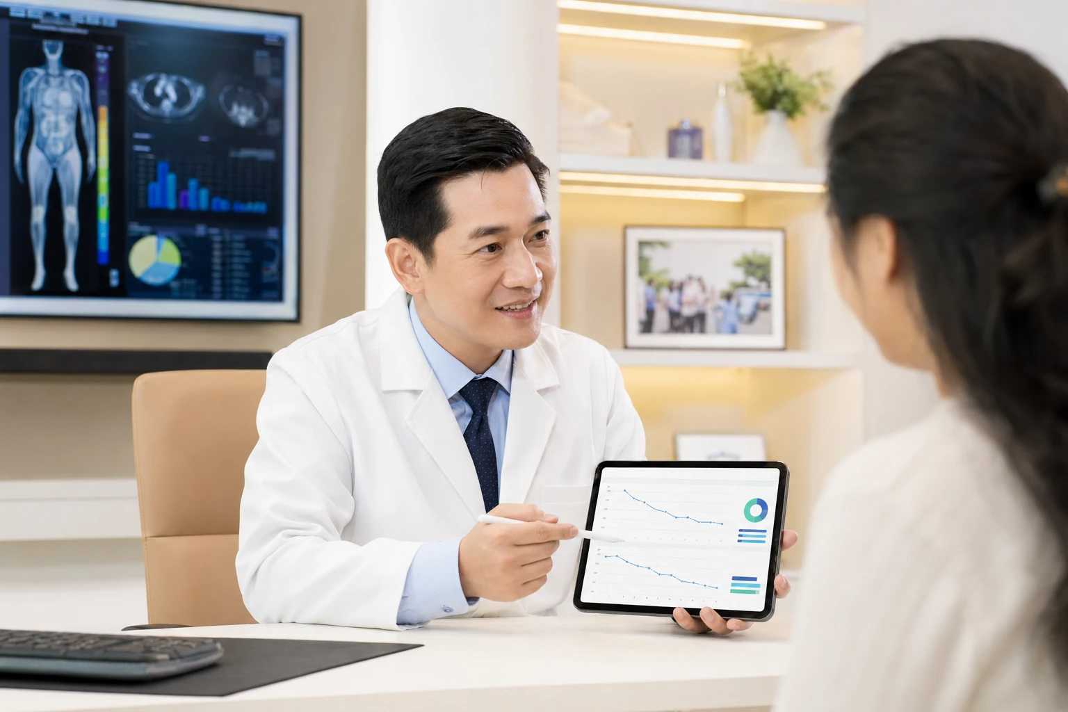 Bác sĩ dinh dưỡng tại Phòng khám Đa khoa Hồng Cường tư vấn giảm cân