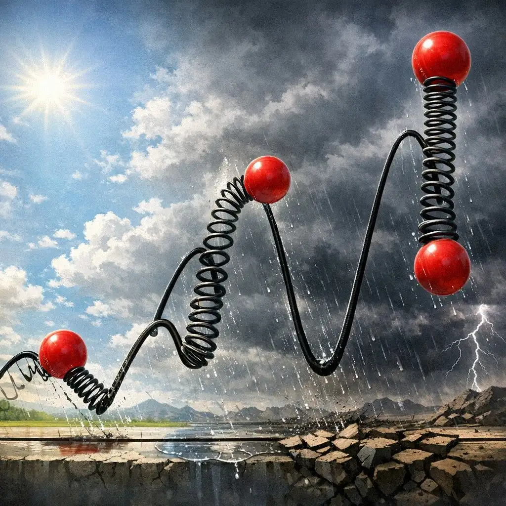 Biểu đồ minh họa hiệu ứng yo-yo khi giảm cân