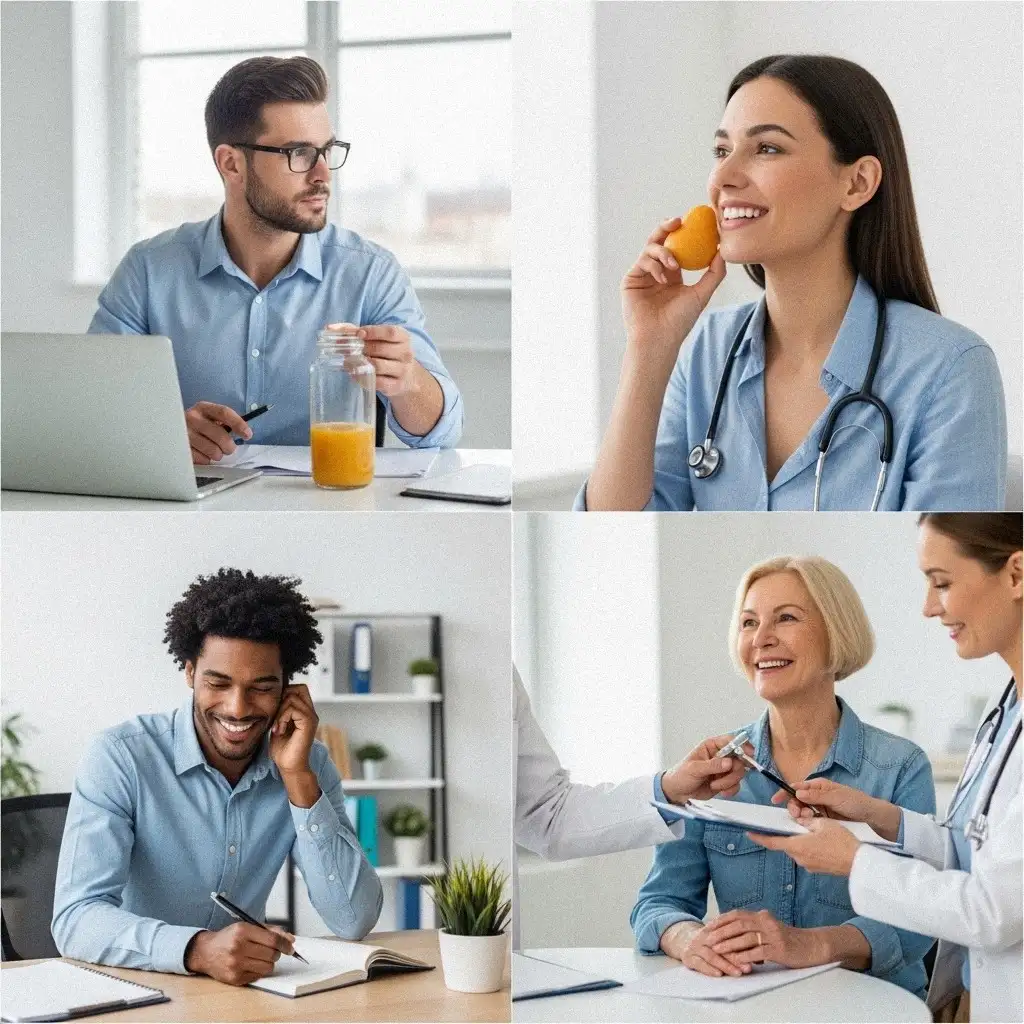 Hình ảnh minh họa sự đa dạng thể trạng và tầm quan trọng của tư vấn dinh dưỡng cá nhân hóa