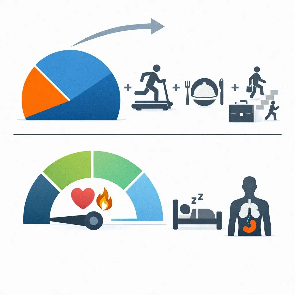 Infographic giải thích TDEE và BMR