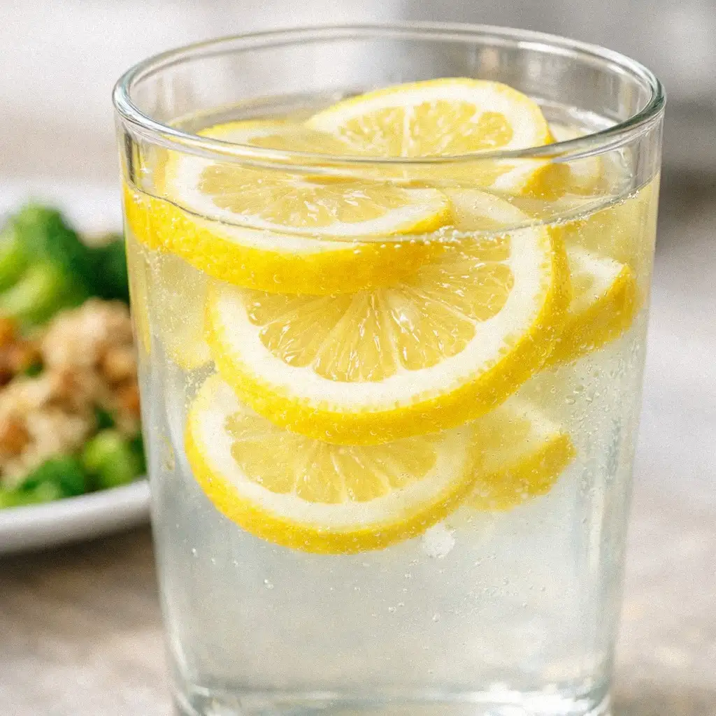 Ly nước chanh tươi mát, bổ dưỡng