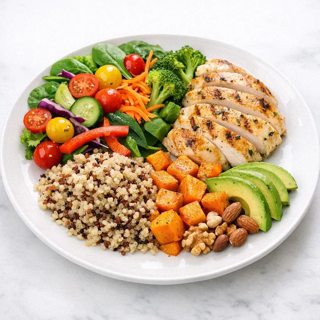 Mẫu thực đơn lành mạnh cho bữa ăn trong chế độ ăn 2 bữa/ngày