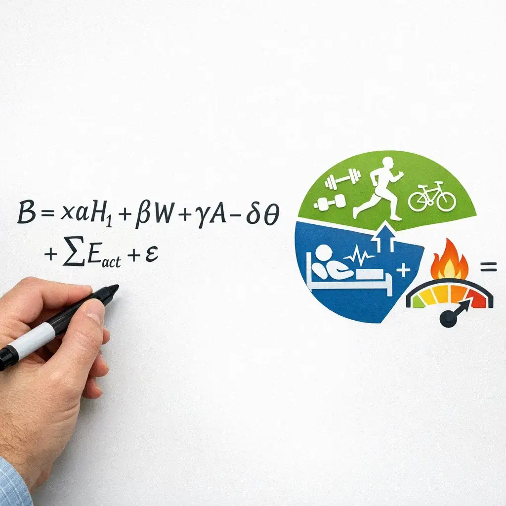 Minh họa chi tiết công thức tính TDEE và BMR chuẩn y khoa