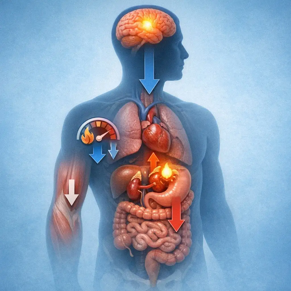 Minh họa khoa học về sự thích ứng trao đổi chất