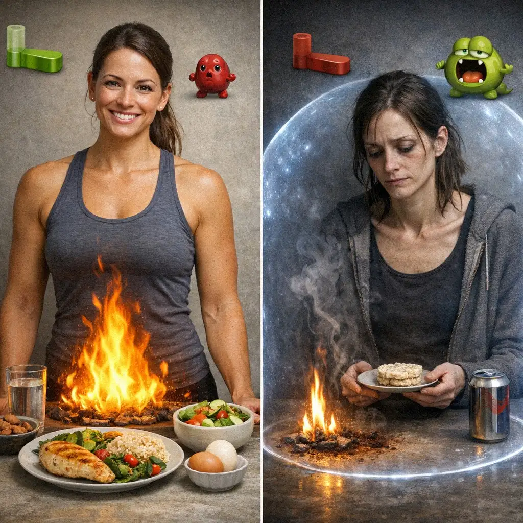 So sánh thâm hụt calo lành mạnh và chế độ ăn cực đoan 300 calo