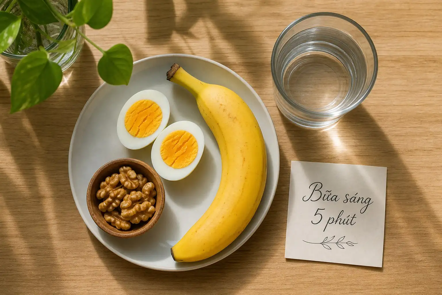 Thực đơn bữa sáng 5 phút giàu protein và chất xơ để giảm cân